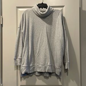 Oversized turtle neck sweatshirt from Target, extremely comfortable (S 4-6)